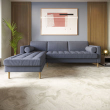 Load image into Gallery viewer, Palo Sofa T | L-Shaped Right Sectional with Chaise (8.25 feet length) | Tufted