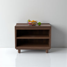 Load image into Gallery viewer, Stava Bedside Table | Solid Walnut/Teak/Oak Wood (Open) | 3 Feet Length
