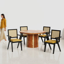 Load image into Gallery viewer, Luis-Flora Dining Table Set - 2, 4 & 6 Seater/ All sizes