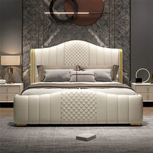 Load image into Gallery viewer, Marvel Upholstered Bed Without Storage In Suede