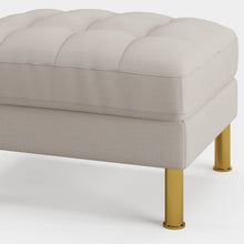 Load image into Gallery viewer, Palo Sofa Ottoman T  | 2.5 feet | Tufted
