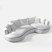 Load image into Gallery viewer, Maria Curvy Sectional Sofa - 124"