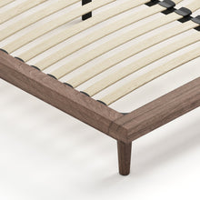 Load image into Gallery viewer, Bon Bed - Solid Teak/Walnut/Oak Wood (King)