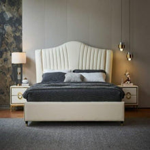Load image into Gallery viewer, Areia Upholstered Bed Without Storage In Suede