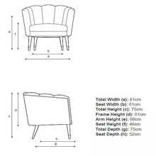 Load image into Gallery viewer, Cozy Couch Accent Chair in Orange Color