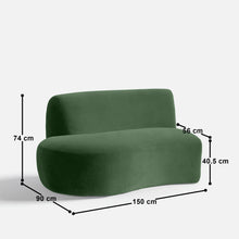 Load image into Gallery viewer, Celeste Sectional 4 Seater Sofa - 187”