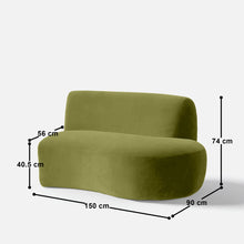 Load image into Gallery viewer, Celeste Sectional 3 Seater Sofa - 118”