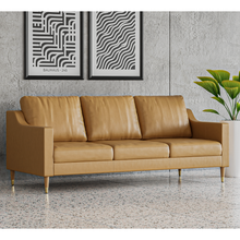 Load image into Gallery viewer, Lore Sofa | 3 Seater Italian Leather Sofa (7 feet)