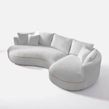 Load image into Gallery viewer, Maria Curvy Sectional Sofa - 124"
