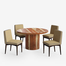 Load image into Gallery viewer, Luis-Lidia Dining Table Set with Premium Trimming - 2, 4 & 6 Seater/ All sizes