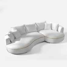 Load image into Gallery viewer, Maria Curvy Sectional Sofa - 124"