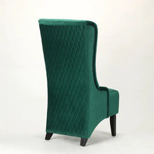 Load image into Gallery viewer, Victorian Velvet Wing Chair