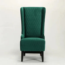 Load image into Gallery viewer, Victorian Velvet Wing Chair