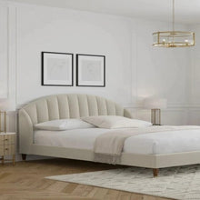 Load image into Gallery viewer, Appolo Upholstered Bed Without Storage In Suede