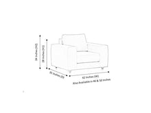Load image into Gallery viewer, Alex 1 Seater Artificial Leather Sofa