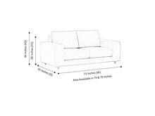 Load image into Gallery viewer, Alex 2 Seater Artificial Leather Sofa