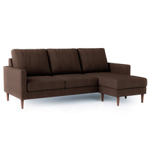 Load image into Gallery viewer, Lore Sofa | L-Shaped Sectional with Chaise (7 feet) - High Back Sofa