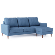 Load image into Gallery viewer, Lore Sofa | L-Shaped Sectional with Chaise (7 feet) - High Back Sofa