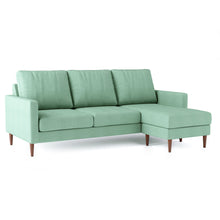 Load image into Gallery viewer, Lore Sofa | L-Shaped Sectional with Chaise (7 feet) - High Back Sofa