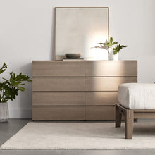 Load image into Gallery viewer, Stava Bedside Table | Solid Walnut/Teak/Oak Wood (Open) | 3 Feet Length