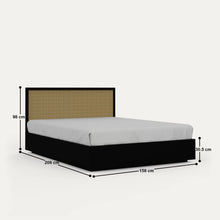 Load image into Gallery viewer, July Solid Wood Hydraulic Storage Bed