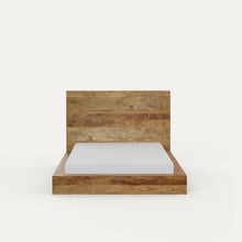 Load image into Gallery viewer, Bay Platform Bed - Solid Wood Beach Style Bed