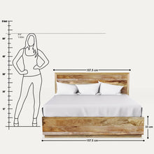 Load image into Gallery viewer, Bran Solid Wood Hydraulic Storage Bed