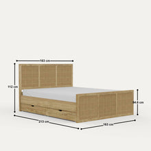 Load image into Gallery viewer, Adelaide Rattan Rollout Storage Bed