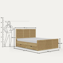 Load image into Gallery viewer, Adelaide Rattan Rollout Storage Bed
