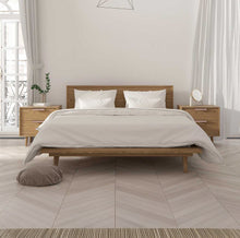 Load image into Gallery viewer, Bon Bed - Solid Teak/Walnut/Oak Wood (Queen)