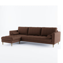 Load image into Gallery viewer, Palo Sofa T | L-Shaped Sectional with Chaise (8.25 feet length) | Tufted