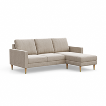 Load image into Gallery viewer, Lore Sofa | L-Shaped Sectional with Chaise (7 feet) - High Back Sofa