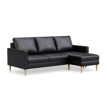 Load image into Gallery viewer, Lore Sofa | L-Shaped Right Sectional with Chaise | Italian Leather Sofa (7 feet)