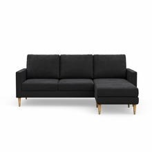 Load image into Gallery viewer, Lore Sofa | L-Shaped Sectional with Chaise (7 feet) - High Back Sofa