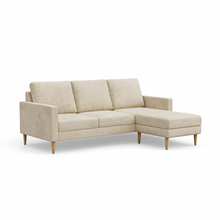 Load image into Gallery viewer, Lore Sofa | L-Shaped Sectional with Chaise (7 feet) - High Back Sofa