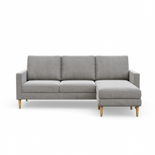 Load image into Gallery viewer, Lore Sofa | L-Shaped Sectional with Chaise (7 feet) - High Back Sofa