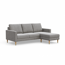 Load image into Gallery viewer, Lore Sofa | L-Shaped Sectional with Chaise (7 feet) - High Back Sofa