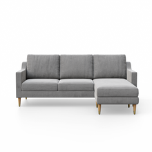 Load image into Gallery viewer, Lore Sofa | L-Shaped Sectional with Chaise (7 feet) - High Back Sofa