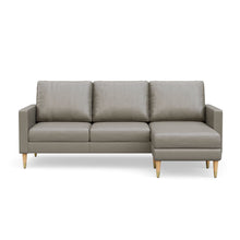 Load image into Gallery viewer, Lore Sofa | L-Shaped Sectional with Chaise | Italian Leather Sofa (7 feet)