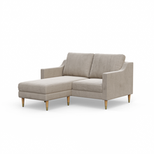 Load image into Gallery viewer, Lore Sofa | Small L-Shaped Sectional with Chaise (5 feet)