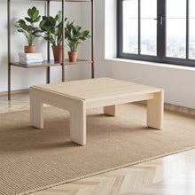 Load image into Gallery viewer, Nordhaven Coffee Table - Solid Walnut/Teak/Oak Wood (Square)