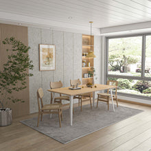 Load image into Gallery viewer, Serenity Dining Table XL (6x3 feet) - White Oak Veneer