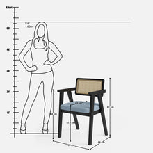 Load image into Gallery viewer, Bob Rattan Chair - Set of Two