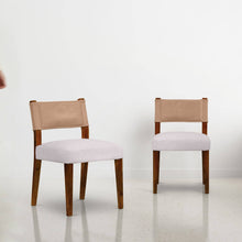 Load image into Gallery viewer, Angel Upholstered Chair - Set of Two - Dual Tone - Blush