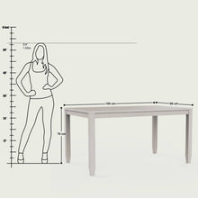 Load image into Gallery viewer, Frampton Distressed White Luxury Dining Table - 6 Seater/150 cm