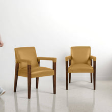 Load image into Gallery viewer, Luna Upholstered Chair - Set of Two - Forest Green