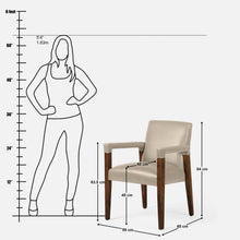 Load image into Gallery viewer, Luna Upholstered Chair - Set of Two - French Grey