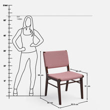 Load image into Gallery viewer, Manor Chair - Set of Two - Rose Gold