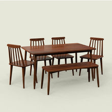 Load image into Gallery viewer, Maltby Dining Table Set - 4 & 6 Seater/150 cm with Bench