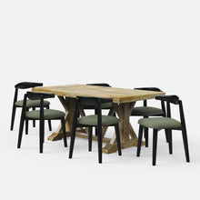 Load image into Gallery viewer, Gable-Arendt Dining Table Set- 6 & 8 Seater/ All sizes